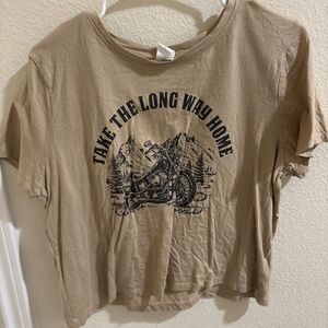 Women’s size large t-shirt cropped vintage